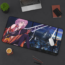Load image into Gallery viewer, Guilty Crown Inori Yuzuriha Mouse Pad (Desk Mat) On Desk