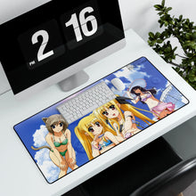 Load image into Gallery viewer, Magical Girl Lyrical Nanoha Mouse Pad (Desk Mat) With Laptop