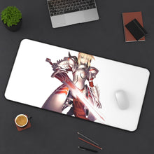 Load image into Gallery viewer, Fate/Apocrypha Saber Of Red Mouse Pad (Desk Mat) On Desk