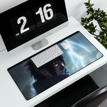 Load image into Gallery viewer, Sasuke Uchiha Mouse Pad (Desk Mat) With Laptop