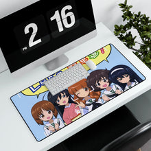 Load image into Gallery viewer, Girls und Panzer Mouse Pad (Desk Mat) With Laptop