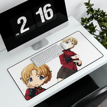 Load image into Gallery viewer, Girls und Panzer Mouse Pad (Desk Mat) With Laptop