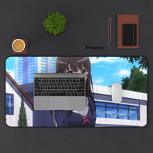 Load image into Gallery viewer, Saekano: How To Raise A Boring Girlfriend Mouse Pad (Desk Mat) With Laptop