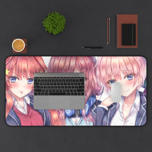 Load image into Gallery viewer, The Quintessential Quintuplets Miku Nakano, Itsuki Nakano, Nino Nakano, Yotsuba Nakano, Ichika Nakano Mouse Pad (Desk Mat) With Laptop