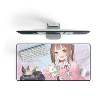 Load image into Gallery viewer, Anime Girl Mouse Pad (Desk Mat) On Desk