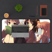 Load image into Gallery viewer, The Melancholy Of Haruhi Suzumiya Mouse Pad (Desk Mat) With Laptop