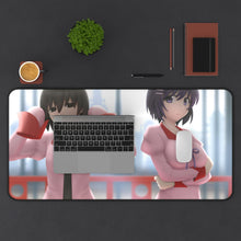Load image into Gallery viewer, Monogatari (Series) Mouse Pad (Desk Mat) With Laptop