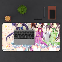 Load image into Gallery viewer, Love Live! Kotori Minami, Umi Sonoda, Honoka Kousaka Mouse Pad (Desk Mat) With Laptop