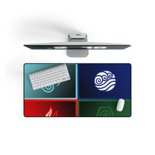 Load image into Gallery viewer, Bending Emblems by mr-droy on DeviantArt Mouse Pad (Desk Mat)