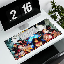 Load image into Gallery viewer, Blue Exorcist Rin Okumura, Yukio Okumura, Kuro, Shura Kirigakure, Shiemi Moriyama Mouse Pad (Desk Mat) With Laptop