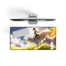 Load image into Gallery viewer, Princess Mononoke Mouse Pad (Desk Mat) On Desk