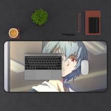 Load image into Gallery viewer, Neon Genesis Evangelion Rei Ayanami Mouse Pad (Desk Mat) With Laptop
