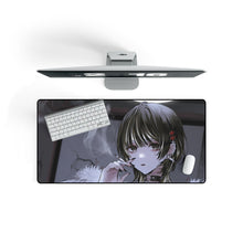 Load image into Gallery viewer, Anime Girl Mouse Pad (Desk Mat) On Desk