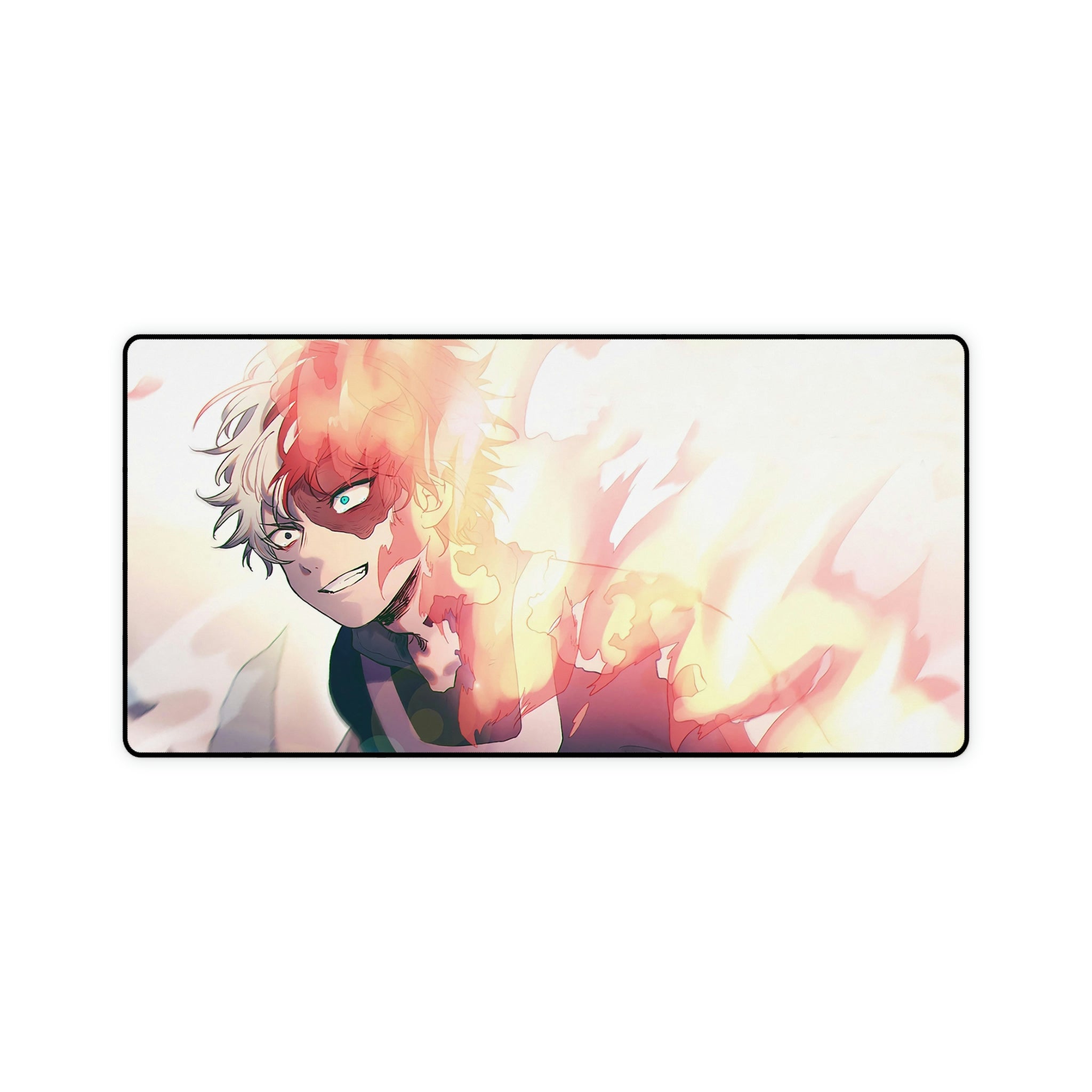 Tapis De Souris Genshin Impact - Tambour Vide / Le Feu Monte - 70x40cm, Multifonction