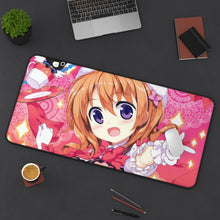 Load image into Gallery viewer, Is The Order A Rabbit? Mouse Pad (Desk Mat) On Desk