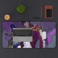 Load image into Gallery viewer, Jolyne Cujoh, Stone Ocean and Jotaro Kujo Mouse Pad (Desk Mat) With Laptop