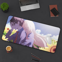 Load image into Gallery viewer, Your Lie In April Mouse Pad (Desk Mat) On Desk