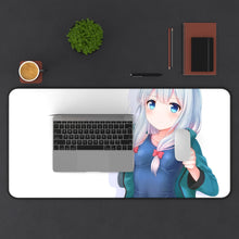 Load image into Gallery viewer, EroManga-Sensei Mouse Pad (Desk Mat) With Laptop