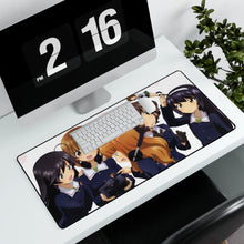 Load image into Gallery viewer, Girls und Panzer Mouse Pad (Desk Mat) With Laptop