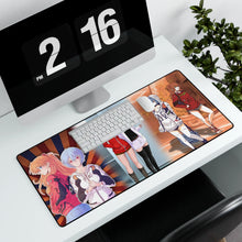 Load image into Gallery viewer, Casual Rei and Asuka Mouse Pad (Desk Mat) With Laptop