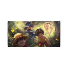 Load image into Gallery viewer, Luffy, Ace and Sabo Mouse Pad (Desk Mat)