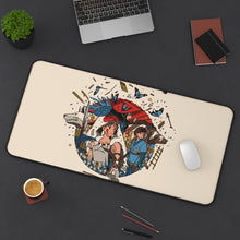 Load image into Gallery viewer, Princess Mononoke Mouse Pad (Desk Mat) On Desk