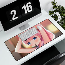 Load image into Gallery viewer, Chika Fujiwara Mouse Pad (Desk Mat) With Laptop