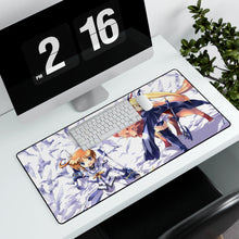 Load image into Gallery viewer, Magical Girl Lyrical Nanoha Mouse Pad (Desk Mat) With Laptop