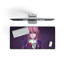 Load image into Gallery viewer, Mirai Nikki Yuno Gasai Mouse Pad (Desk Mat) On Desk