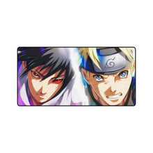 Load image into Gallery viewer, Sasuke and Naruto Mouse Pad (Desk Mat)