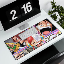 Load image into Gallery viewer, One Piece Monkey D. Luffy Mouse Pad (Desk Mat) With Laptop