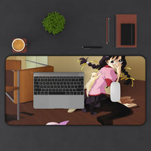 Load image into Gallery viewer, Monogatari (Series) Mouse Pad (Desk Mat) With Laptop