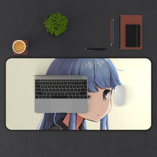 Load image into Gallery viewer, Laid-Back Camp Mouse Pad (Desk Mat) With Laptop