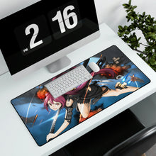 Load image into Gallery viewer, Anime Girl Cyborg Katana Mouse Pad (Desk Mat)