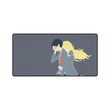 Load image into Gallery viewer, Kaori and Arima Mouse Pad (Desk Mat)