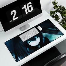 Load image into Gallery viewer, Black Rock Shooter Mouse Pad (Desk Mat) With Laptop