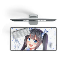 Load image into Gallery viewer, Is It Wrong to Try to Pick Up Girls in a Dungeon? Hestia Mouse Pad (Desk Mat) On Desk