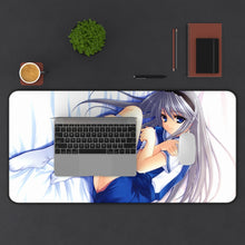 Load image into Gallery viewer, Clannad Tomoyo Sakagami Mouse Pad (Desk Mat) With Laptop