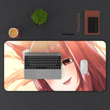 Load image into Gallery viewer, Spice And Wolf Mouse Pad (Desk Mat) With Laptop