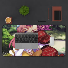 Load image into Gallery viewer, Code Geass Euphemia Li Britannia, Cornelia Li Britannia Mouse Pad (Desk Mat) With Laptop