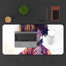 Load image into Gallery viewer, Mumei Mouse Pad (Desk Mat) With Laptop
