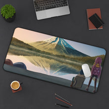 Load image into Gallery viewer, Laid-Back Camp Mouse Pad (Desk Mat) On Desk