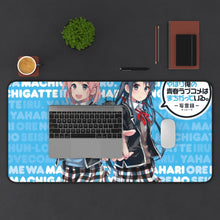 Load image into Gallery viewer, My Teen Romantic Comedy SNAFU Hachiman Hikigaya, Yukino Yukinoshita, Yui Yuigahama Mouse Pad (Desk Mat) With Laptop