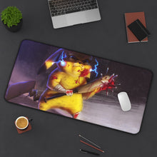 Load image into Gallery viewer, Pokemon - Pikachu Mouse Pad (Desk Mat) On Desk