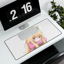 Load image into Gallery viewer, Anime Gabriel DropOut Mouse Pad (Desk Mat) With Laptop