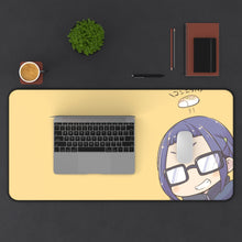 Load image into Gallery viewer, Laid-Back Camp Mouse Pad (Desk Mat) With Laptop