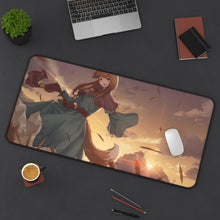 Load image into Gallery viewer, Spice And Wolf Mouse Pad (Desk Mat) On Desk