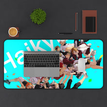 Load image into Gallery viewer, Tōru Oikawa Kenma Kozume Keiji Akaashi Kenji Futakuchi Tetsurō Kuroo and Wakatoshi Uhijima Mouse Pad (Desk Mat) With Laptop