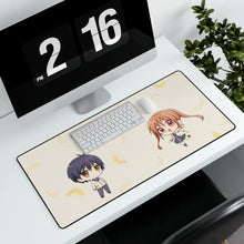 Load image into Gallery viewer, Aho Girl Yoshiko Hanabatake, Akuru Akutsu Mouse Pad (Desk Mat) With Laptop