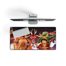 Load image into Gallery viewer, One Piece Monkey D. Luffy, Roronoa Zoro Mouse Pad (Desk Mat) On Desk